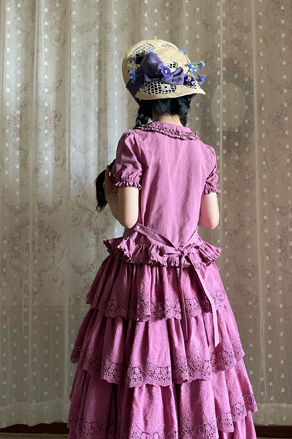 Miss Point~Forest Waltz~Classic Lolita Tiered Skirt Multi-layer Embroidered SK