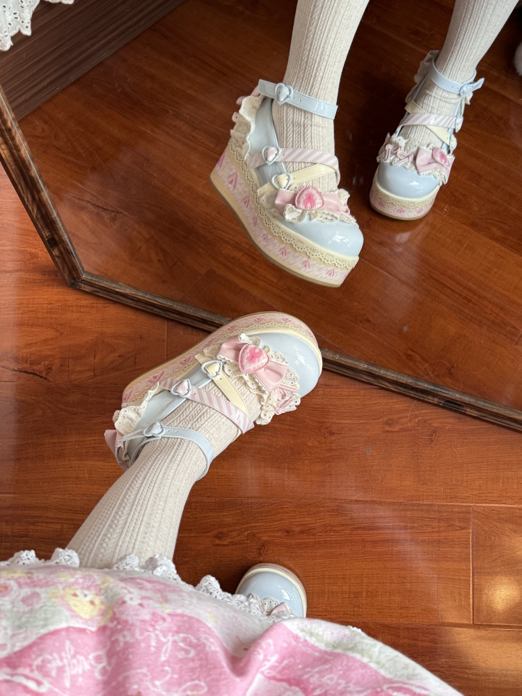 Aimee~Sweet Lolita Shoes High Platform Lolita Shoes