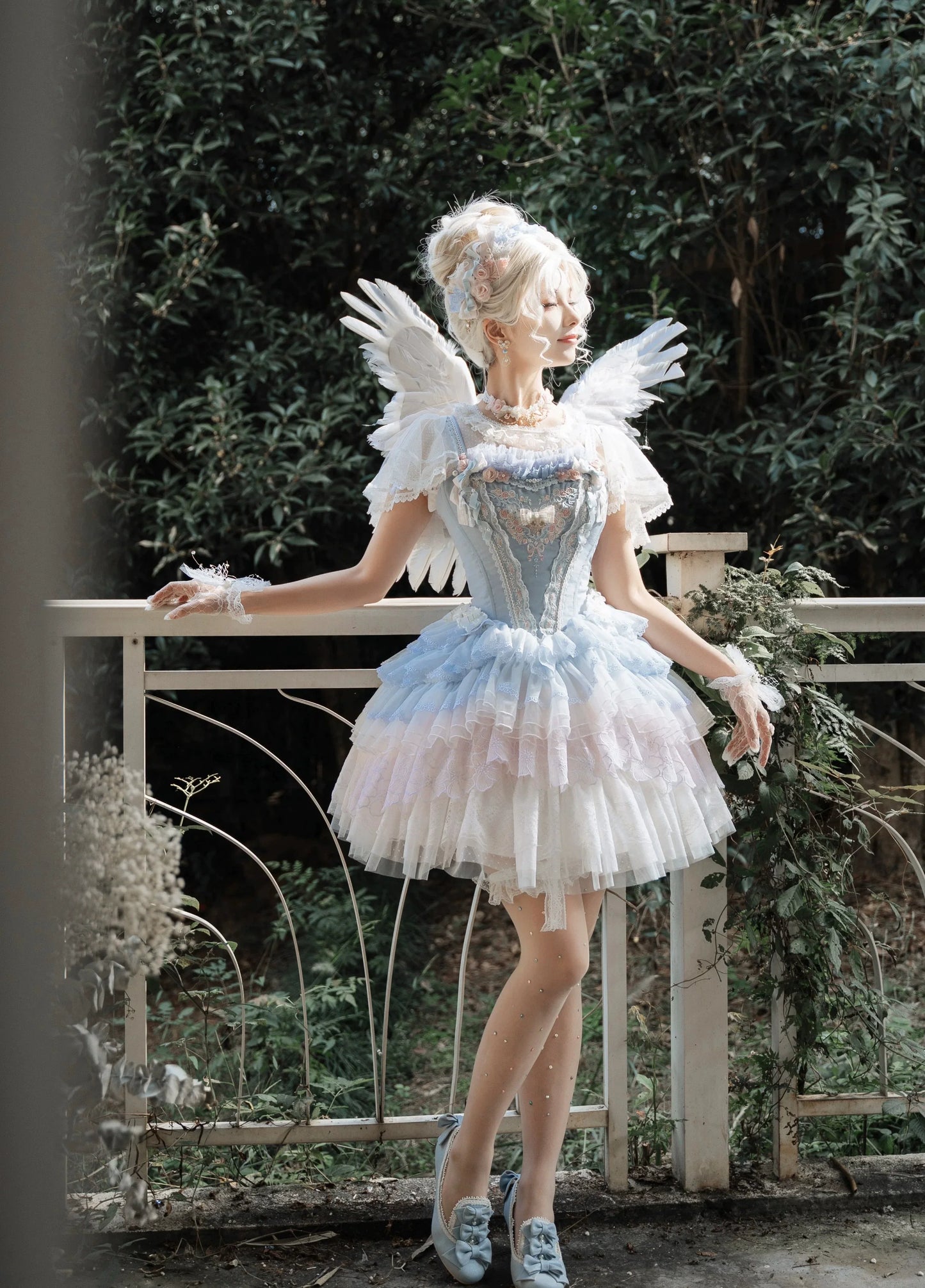 (BFM)Garden Cat~Dreamy Dance Gorgeous Lolita JSK and SK