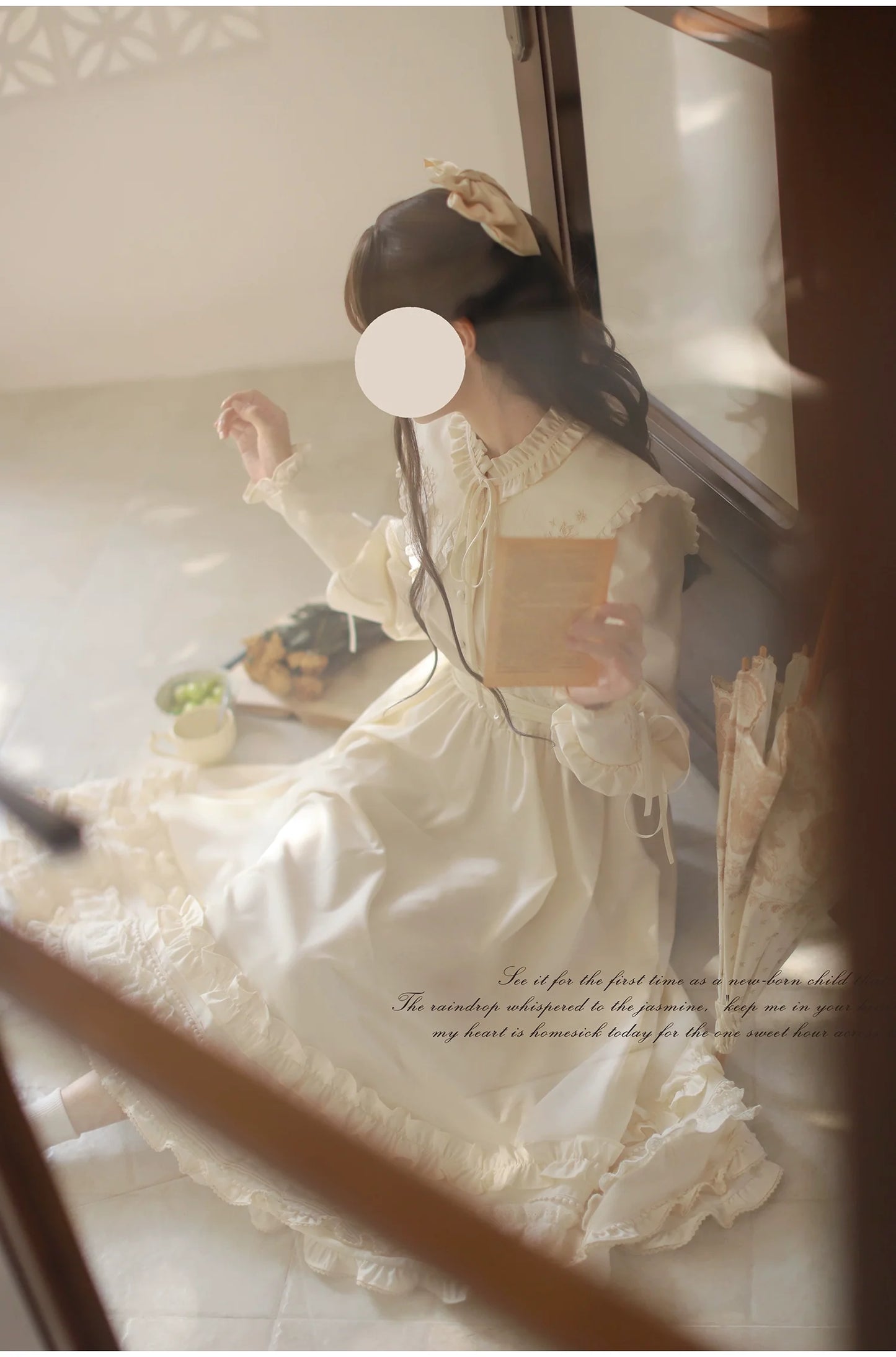 HuTaoMuJK~Wind Kiss Tulip~Classic Lolita OP Elegant Lolita Cardigan