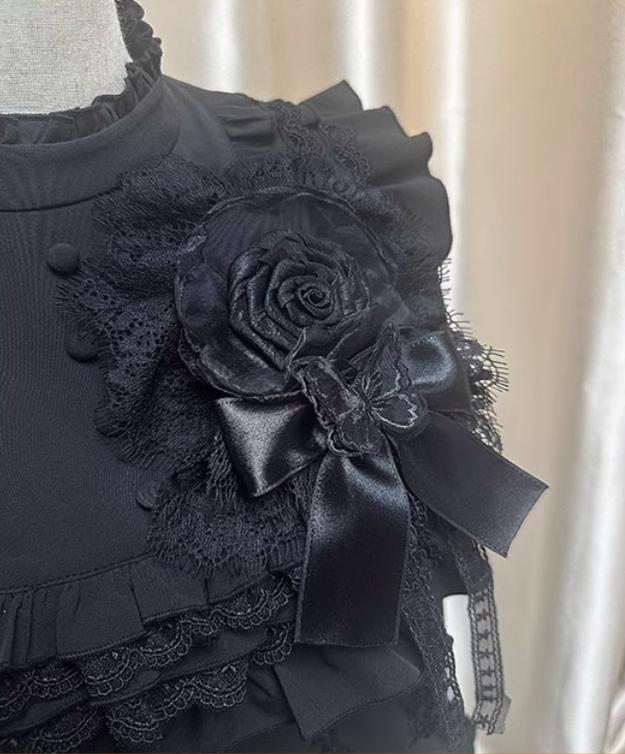 The Original Witch~Witch Returns~Gothic Lolita SK Set Fishbone Lace Corset Skirt Shirt