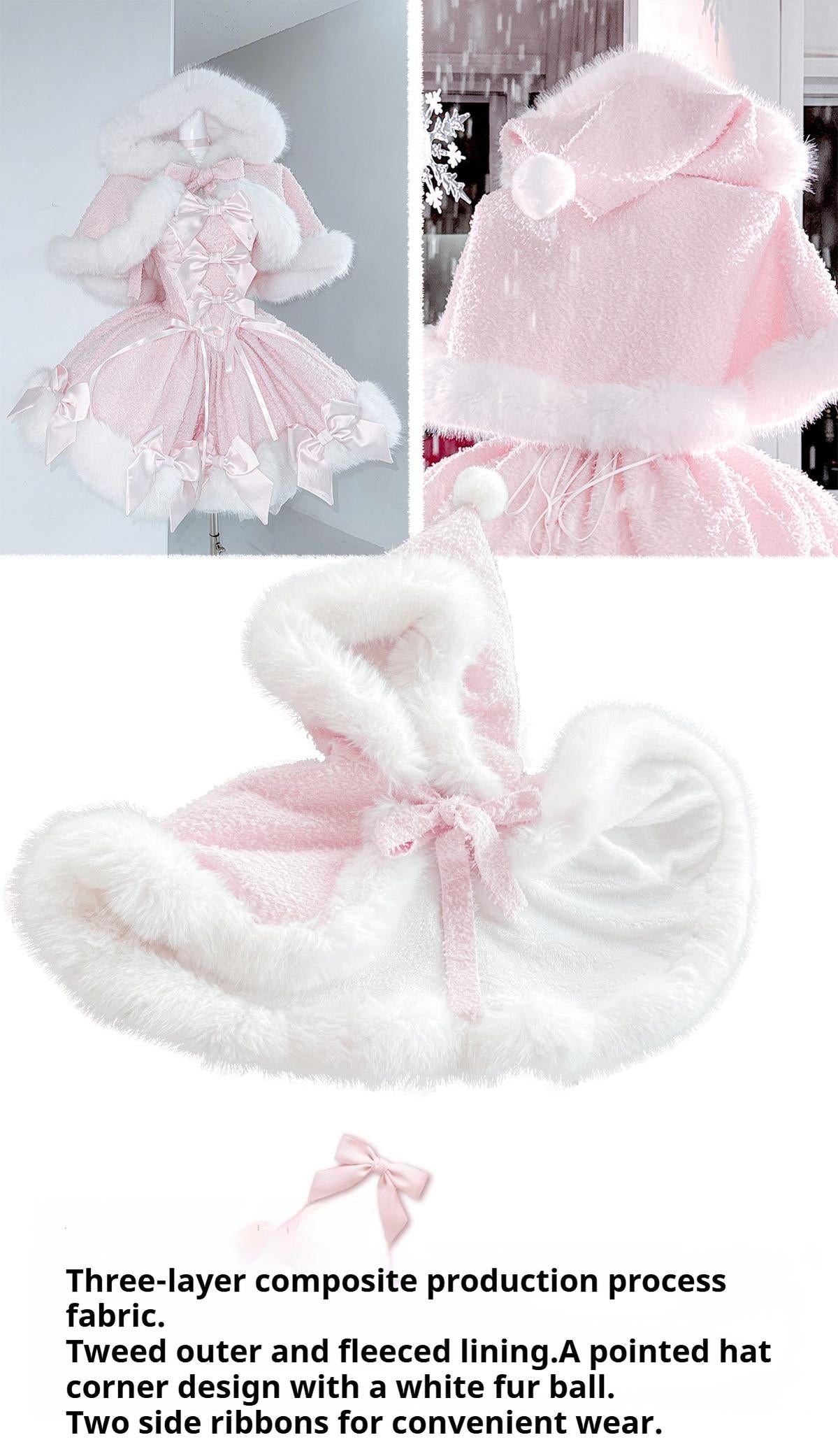 POSHEPOSE~Gorgeous Lolita Dress Outfit Christmas Jumper Dress Collection