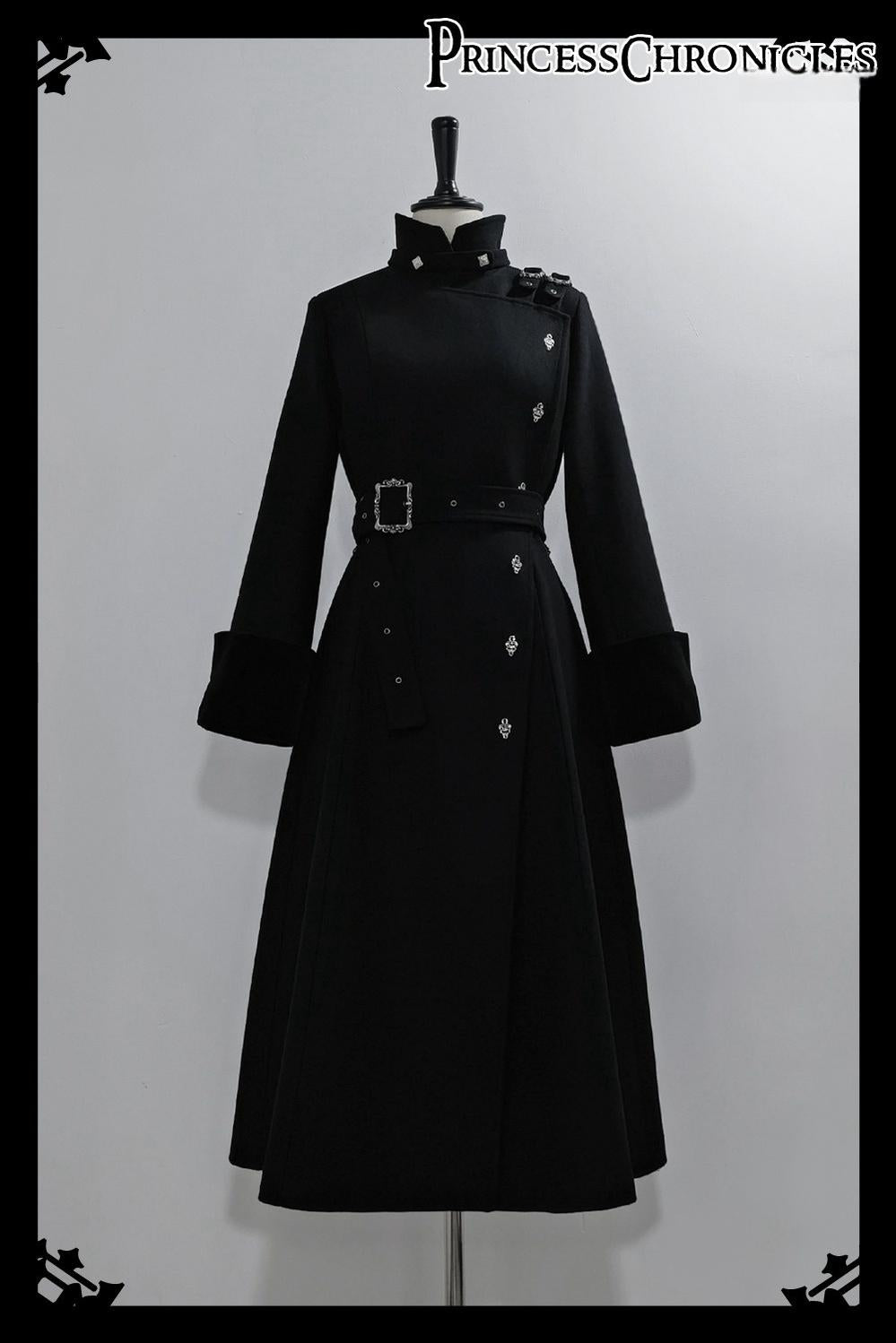 Princess Chronicles~Breakwave~Ouji Lolita Overcoat Retro Single-Breasted Handsome Coat