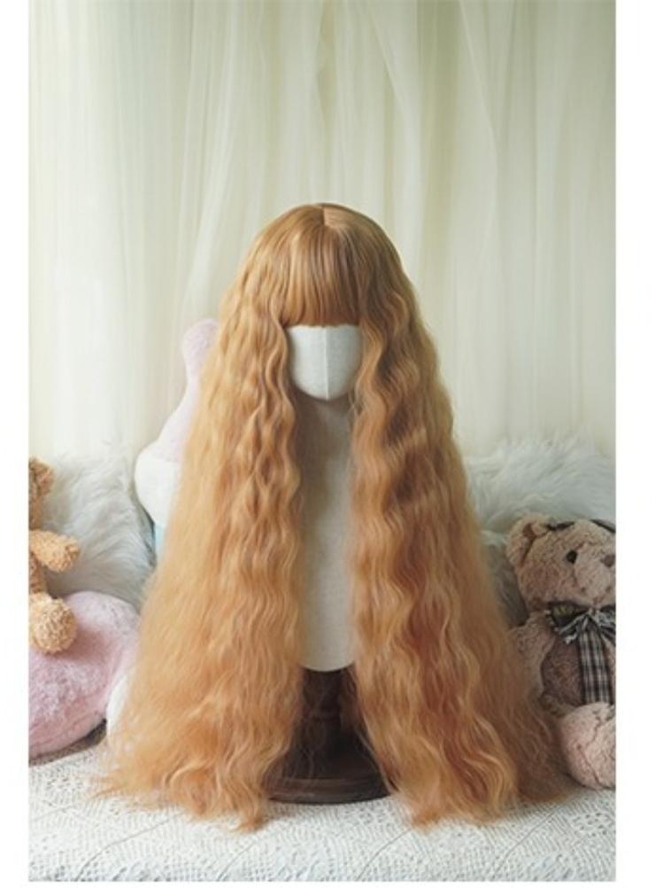 Imperial Tea~Sweet Lolita Wig 80cm Woolly Curls Wig