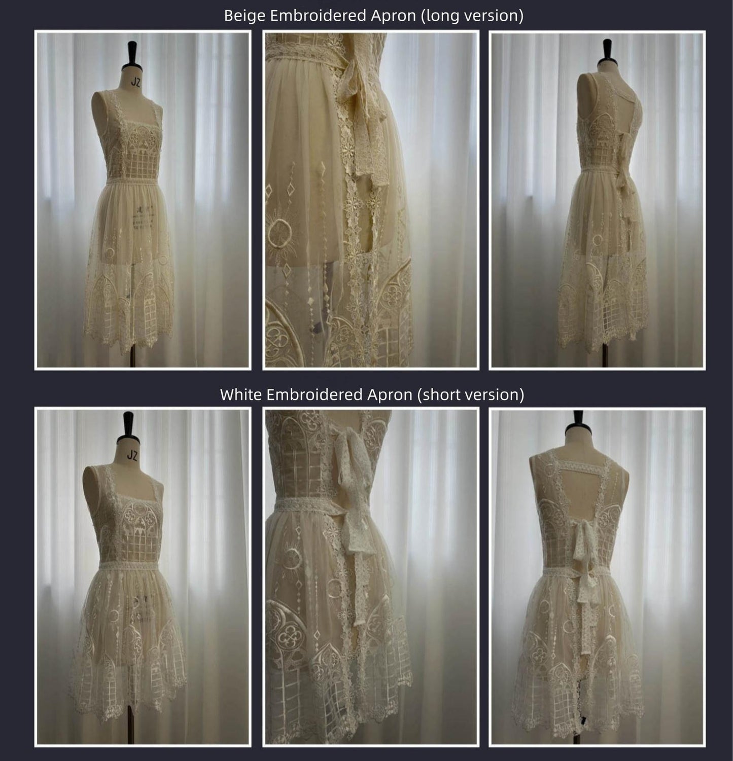 SUSIN~Night Traveler~Classic and Elegant Gothic Dress with Colorful Window Prints