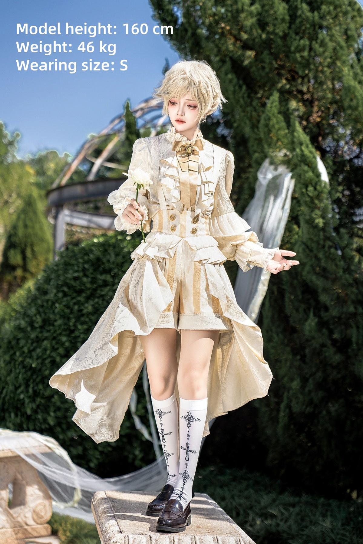 Designer's Gift~Ouji Lolita Shirt Suit Prince Lolita Shorts
