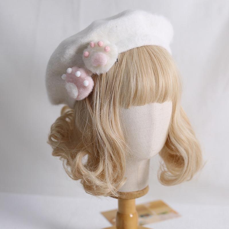 Xiaogui~J-Fashion Sweet Lolita Cat's Claws Kawaii Beret Hat