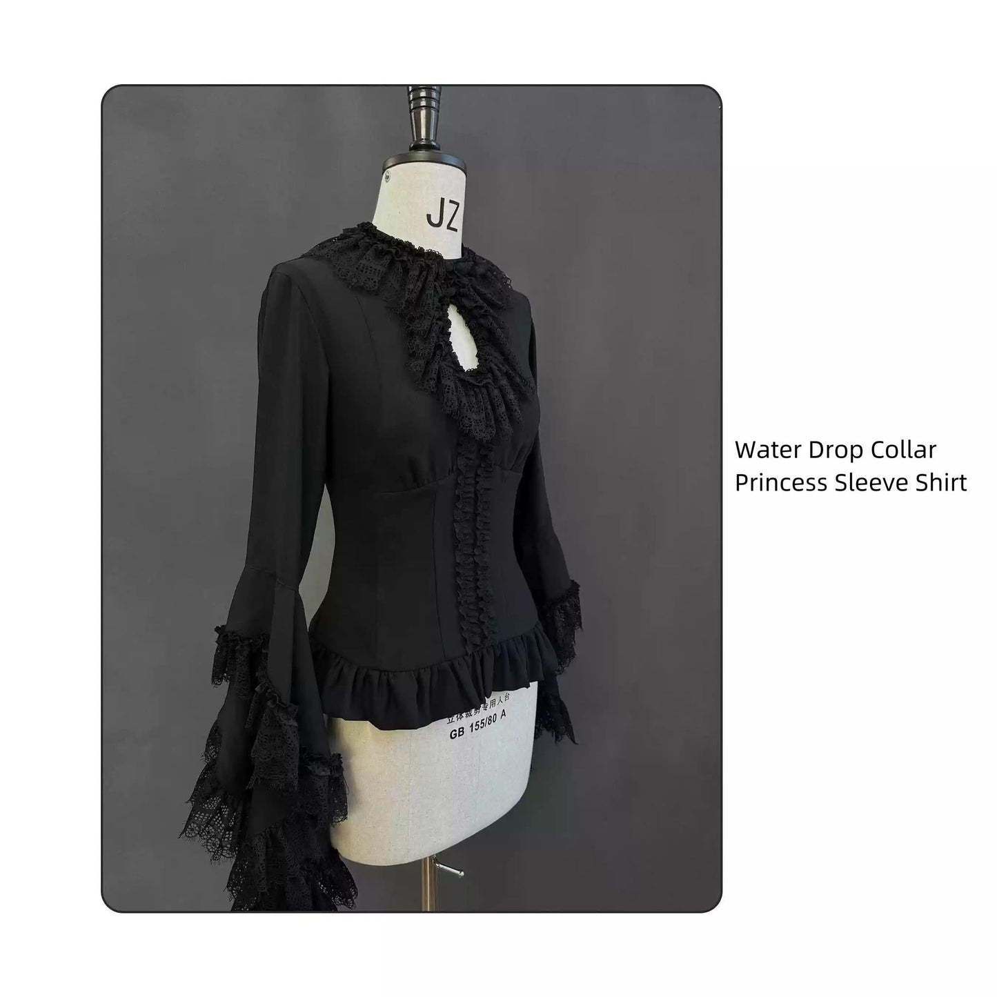 SUSIN~Night Traveler~Classic and Elegant Gothic Dress with Colorful Window Prints