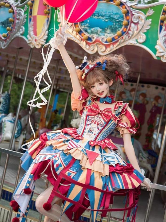 Half Sweet Lolita~Circus Fairy Tale Opener~Doll-Like Kawaii Lolita Dress